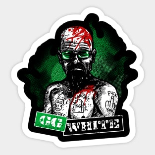 GG White Sticker